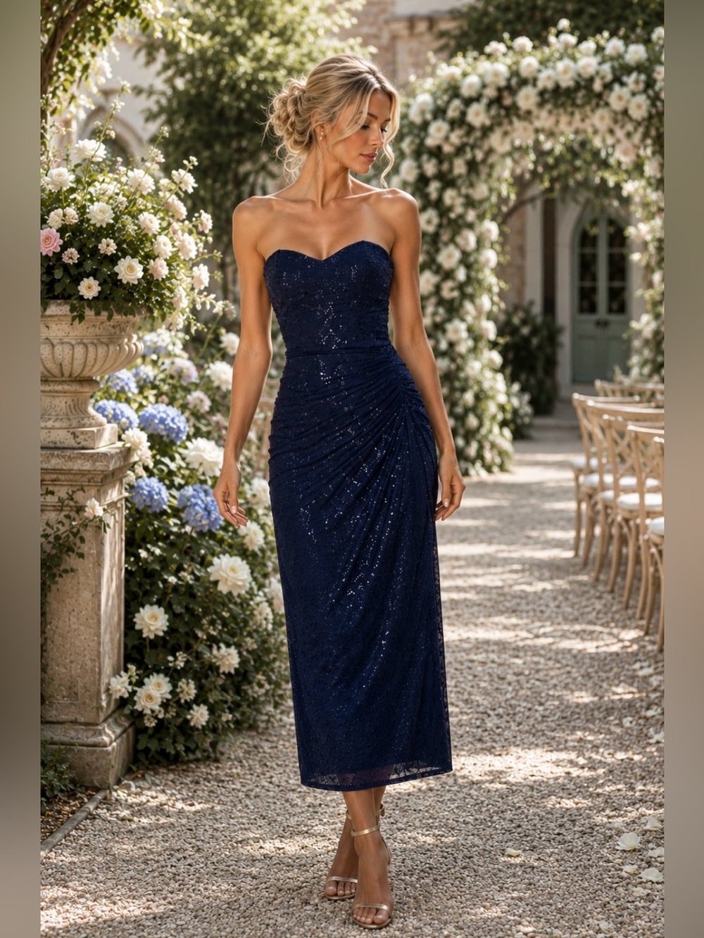 NWT Theia Couture Maxi